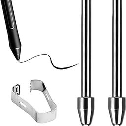 PEUTIER 2PCS Pen Tip Replacement for Kindle Scribe Stylus, Titanium Alloy, Premium Pen Nibs, Accessories with 4096 Grade High Sensitivity-12