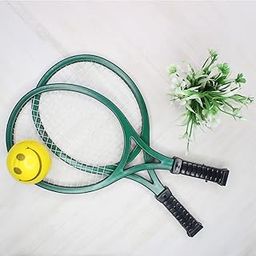 Wizme Tennis Badminton Racket Set with Foam Soft Ball for Kids Adults Pack of 1-65