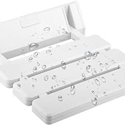 HANNEA® Folding Shower Seat Wall Mounted Stool for Bathroom ABS Durable Bathroom Stool Anti-Slip Foldable Shower Chairs for Home Fold Down Bathroom Chair for Senior Citizen, Kids, Pregnant (White)-image-72