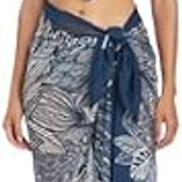 Sheer Sarong Beach Coverups, Long Georgette Swimsuit Coverup Sarongs for Women Beach Wear Bikini Wrap Coverup - Multicolor, 60+"-image-26