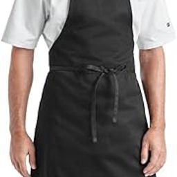 AIRWILL, 100% Cotton Solid Color Aprons, Sized 65cm in Width & 80cm in Length, Adjustable Buckle on Top and 2 Long Ties on Both 2 Sides. Pack of 1 piece-4