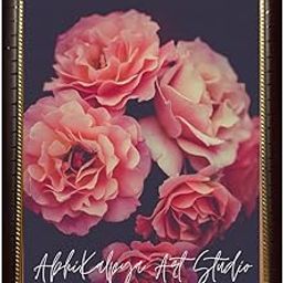 AbhiKalpya Art Studio A3 Size Photo Frame For Document, Photo, Quote,Certificate Wall Hanging Picture Frame For Home and Office Wall Decoration,Size Medium 12x18 inch, Decorative Brown-1