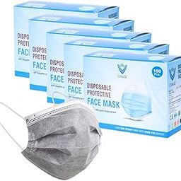 7Shield Face Mask | Disposable Safety Masks for Women & Men | ISO CE GMP SITRA Certified Soft Fabric Spandex Earloop strings, Comfortable & Blue Face Mask Box Pack-image-6