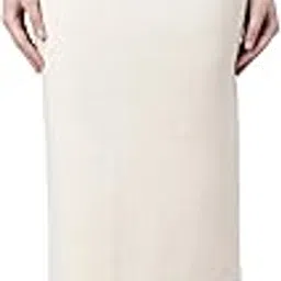 showoffff SHOWOFF Women's Self Design Beige Straight Midi Skirt-022_Beige-picture-15