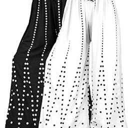 Western Woman's Fit Relaxed Palazzo Bottom-image-81