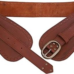 Leather Waist Belt for Women, Girls, Suitable for dress, Jumpsuit, sweater and jacket coat.-image-57