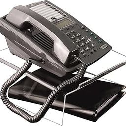Indian Decor 222399 Acrylic Angled Telephone Stand, 10.2-Inch Wide x 9.5-Inch Deep x 4.7-Inch High, Clear-picture-32