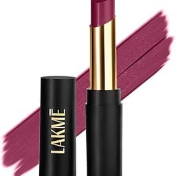 LAKMÉ Absolute Beyond Matte Lipstick, Velvety matte finish, blurs lip lines, lightweight & longlasting, lipstick, Burgundy Boss-10