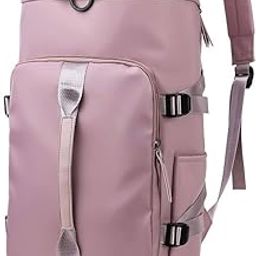 45L Waterproof Travel Duffel Backpack Gym Bag with Shoe Compartment&USB Charging Port–Convertible Weekender Luggage for Men Women–Multipurpose Shoulder Bag for Sports,Hiking, Camping,Travel-image-74