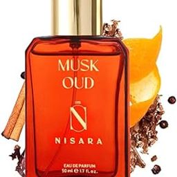 Nisara Musk Oud Eau de Parfum for Men 50ml | Long-Lasting Premium Perfume | Tobacco Woody Fragrance with Mandarin, Bergamot, Warm Spices ,Oud,Amber, Musk | Intense, Bold, Sophisticated | Fragrance for Him-image-15