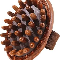 MIPPO® Sandalwood Meridian Massage Comb Wooden Tool for Belt Area and Full Body Use Handheld Comb for Daily Care and Surface Massage-46