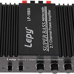 Lepy HiFi Stereo Power Digital 2x45W 2 Channel Amplifier with 3.5mm Audio Input for iPhone Computer MP3 Black-27