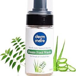 Derm & More Foam Foot Wash Dry and Cracked Feet With Benefits Of Aloe Vera and Neem (100 ml)-image-0