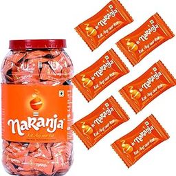 Derby_Naranja Orange Flavoured Candy | 300pcs in a Jar | Party Pack | Santra Goli Kal Aaj aur Kal |-image-84