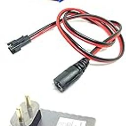 INVENTO 1Pcs 6V 600 mAh Ni-cd Rechargeable 5 AA Cell Battery + 7.5V 2A DC Adaptor Charger + Charger Cable-26