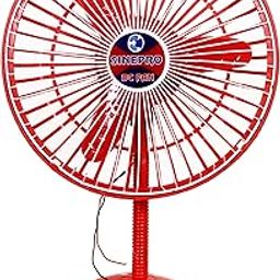 RASHRI ; One For All 12v DC SS-20 Fan with plastic back, Big Motor Free Flow Air-image-17