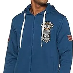 amazon brand - symbol Men Cotton Rich Heavy Weight Hooded Sweatshirt (Regular Fit)-picture-17
