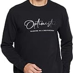 Printed Black Full Sleeves Round Neck Regular Fit Men Fleece Casual Sweatshirt | Casual Winter Sweatshirts for Men | Mens Sweatshirt for Winter Wear (P_MTSH00353_Black)-image-68