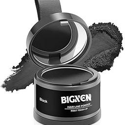Glixon Natural Hairline Powder,Shadow Stick,Quick Root Eyebrow Stamp CoverUp Touchup for Men and Women Instantly Conceals loss,Bald Patch Sweat Resistant Stain Proof (Natural Black)-33