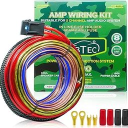 10-Gauge Copper Car Amplifier Wiring Kit, Supports Up to 2500 Watts Power-14