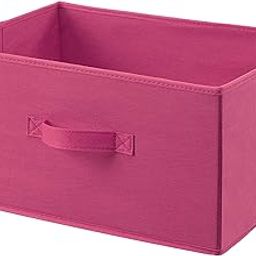 AmazonBasics Fabric 4-Drawer Storage Organizer - Replacement Drawers, Hot Pink-image-50