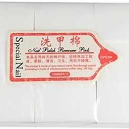 NYSA Lint Free Cotton Pads | Nail Polish Remover Wipes | Eyelash Extension Glue Remover | Wipes For Personal Use & Professional Use | White Nail Wipes| Pack of 1000pcs-image-90