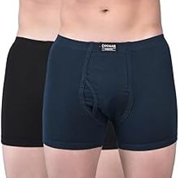 Men's Solid Cotton Trunk (Colour May Vary)-50