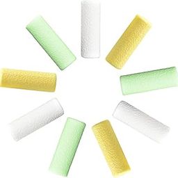 9 Pcs Aligner Chewies for Invisalign Trays Aligner Trays Seater Chewies for Invisalign Aligners for Orthodontic (White+Yellow+Green)-12