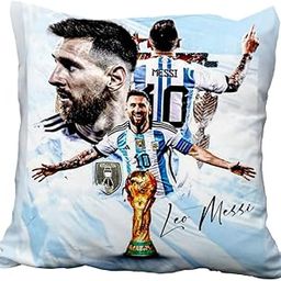 PrintingZone Messi Cushion| Lionel Messi Pillow |Pillow for Sofa Cushion with Micro Fiber Filler| Cushion Pillow for Car (12 * 12 Inch)(SC-33)-image-36