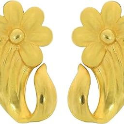 22KT Yellow Gold Stud Earrings for Girls-image-62