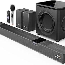 ZEBRONICS 1100 Watts Powerful Soundbar, 7.2.4 Home Theatre, Wireless (Dual Satellites + Dual Driver Subwoofer) Dual Radiators, DTS X, Dolby Atmos, Karaoke UHF Mic, HDMI eARC, Optical (Juke BAR 10000)-picture-20