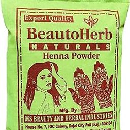 BeautoHerb Natural Premium Rajasthani HENNA POWDER | MEHANDI POWDER 100% Organic Henna Powder for Hair Colour and Hand (Triple Refind Henna Powder) 500gm-16