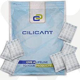 CILICAnt 5-gram Desiccant Pouches, 50 pcs Pack- Silica Gel White = 30 Pcs + Silica Gel Orange = 20 Pcs - Moisture Absorbers for Packaging of Shoes, Jewelry, Leather, Clothes or Electronics, Cars-14