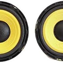 Electronic Spices 5'' inch woofer Audio Speaker 4ohm 50w HI-FI Speaker Sound bass Yellow Colour Pack of 2-14