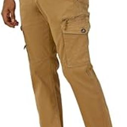 Men's Cargo Pants with Belt | Comfortable Mid Rise Fit | 8 Functional Pockets | Durable Twill Lycra (97% Cotton & 3% Lycra)-picture-11