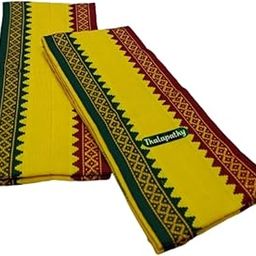 TRUEVELLI Cotton Men's Angavastam Towel Size:52 Inch X 30 Inch (Pack of 2 Piece) Yellow-picture-30