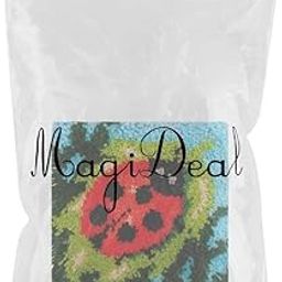 LOOM TREE Latch Hook Rugs Carpets Cushion Mat Making Kit Crafts for Beginner Ladybird Needlecrafts & Yarn | Rug Making | Latch Hooking | Latch Hooking Kits-16