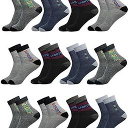 Multicolor Cotton Non Towel Ankle Length Socks for Men & Women | Casual Comfortable Pack of 12 Pair | Free Size socks-44-image-3