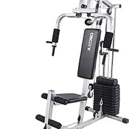 Kobo MHG-1002 Steel Multi Exercise Single Station Home Gym (Grey)-30