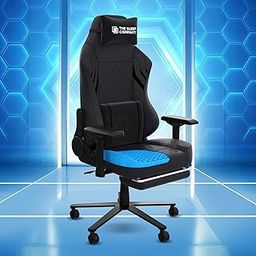 The Sleep Company XGen Pro Gaming Chair | Ergonomic Gaming Chair | 180 Recline° | Leg Rest | 4D Armrests | 2 Years Warranty | Black & Black-image-32