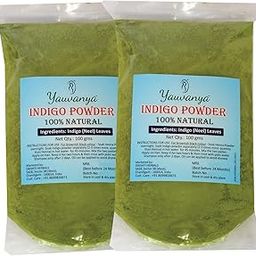 Yauvanya 100% pure Indigo(Neel) Powder - 2X100 gms-image-55