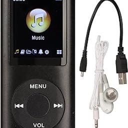 MP3 Player, 64GB Music Player Lossless Music Slim 1.8 Inch LCD Screen Portable MP3 Music Player, Includes Charging Cable and Earphone, Easy to Carry (Black)-image-37