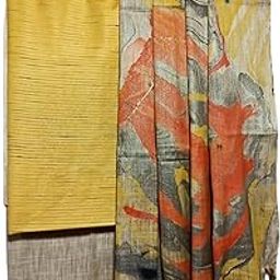 Women's Cotton Silk Unstitched Salwar Suit Dress Material With Marble Print Dupatta-picture-23