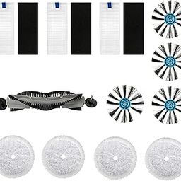 Replacement Accessories Kit for Bissell 3115 SpinWave Hard Floor Expert Wet and Dry Robot Vacuum, Brush Filter Mop Pads Replacement Parts-12