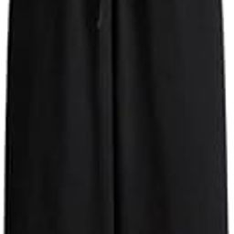 Women's Linen Blend Wide Leg Trousers – Casual Comfort with Pockets-image-19