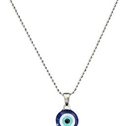 Turkish Blue Evil Eye Pendant for Men and Women with Adjustable Chain | Protection Amulet | Ward Off Negativity-image-45