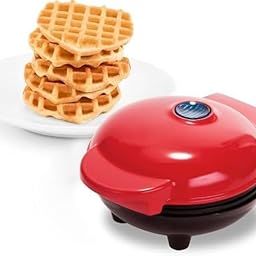 GAMAHA Mini Waffle Maker Machine 3 In 1 Easy To Clean Dual Side Plate, Perfect For Pan Cakes, Dessert, Breakfast - 350 Watts, 4 Inch, Electric Waffle Iron Pancake Maker-image-54