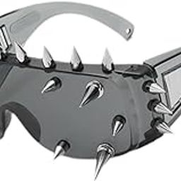 Studded Biker Glasses Studded Sunglasses for Beach Party Music Festival 25 Rivet Gray|Clothing, Shoes & Accessories | Womens Accessories | Sunglasses & Fashion Eyewear |1 Sunglasses-image-17