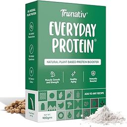 TruNativ Everyday Plant Protein | 13.5g Protein | Soy, Pea & Brown Rice Protein | Keto Friendly | Family Nutrition | Vegan | Cookable Protein | Cook-Bake-Blend | Add to your Daily Meals l 900g-image-52