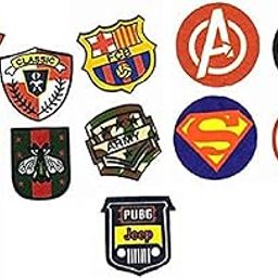 Super Hero 4 +7 (11pc) Applique Patches Set for Clothes, Jackets, Pants, Bags | Embroidered & Sew-On Multicolor Patches for Torn Clothes, Embroidery Work, Boutique Use-picture-32